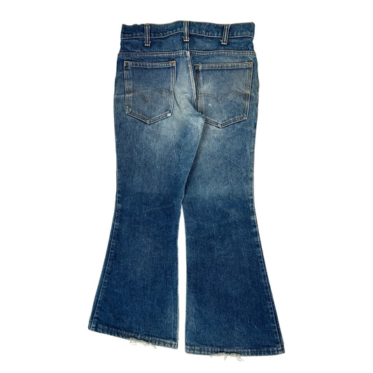 Levis Flared Jeans - 30W UK 10 Blue Denim
