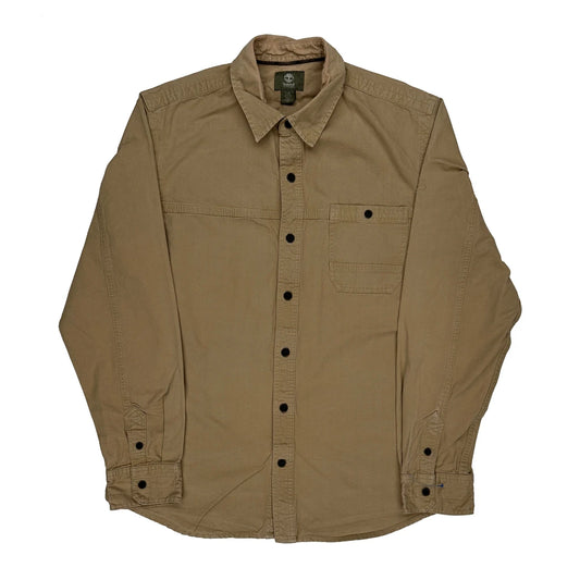 Earthkeepers Timberland Slim Fit Shirt - Large Khaki Cotton