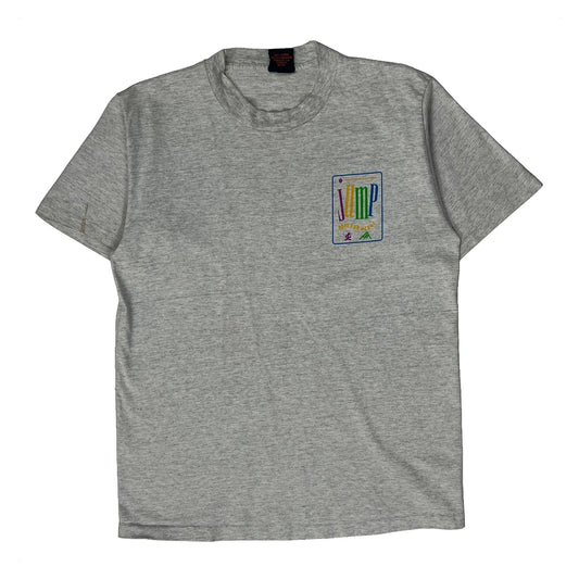 American Heart Association Happy Shirts Graphic T-Shirt - Large Grey Cotton