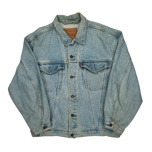 Levis Denim Jacket - Large Light Wash Denim