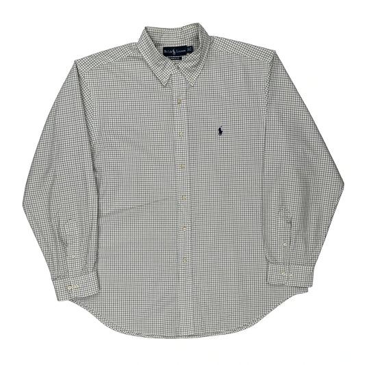 Ralph Lauren Checked Shirt - XL Black Cotton
