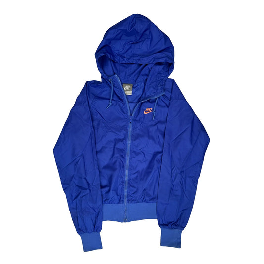 Nike Windbreaker - XS Blue Nylon