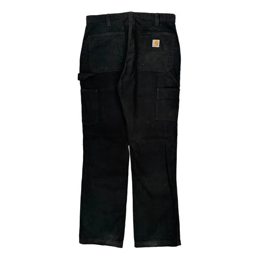Carhartt Carpenter Trousers - 34W 32L Black Cotton