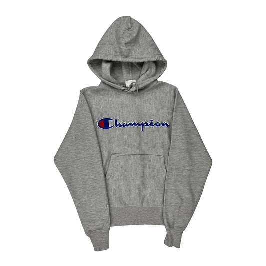Reverse Weave Champion Hoodie - XS Grey Cotton