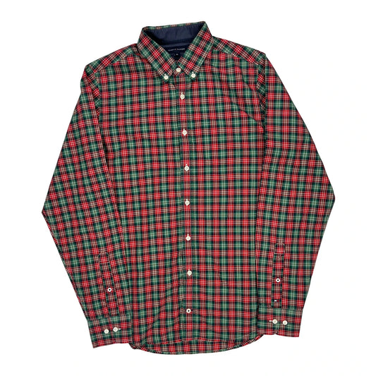 Slim Fit Tommy Hilfiger Checked Shirt - Medium Multicoloured Cotton