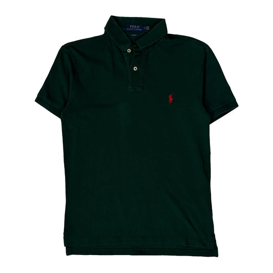 Polo By Ralph Lauren Slim Fit Polo Shirt - Medium Green Cotton