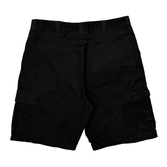 Vintage Wrangler Cargo Shorts - 36W 10L Black Cotton