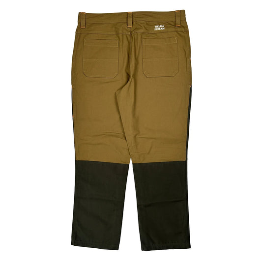 Field & Stream Workwear Cargo Trousers - 38W 31L Brown Cotton