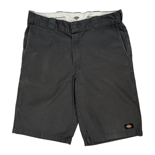 Dickies Shorts - 32W 11L Grey Cotton Blend