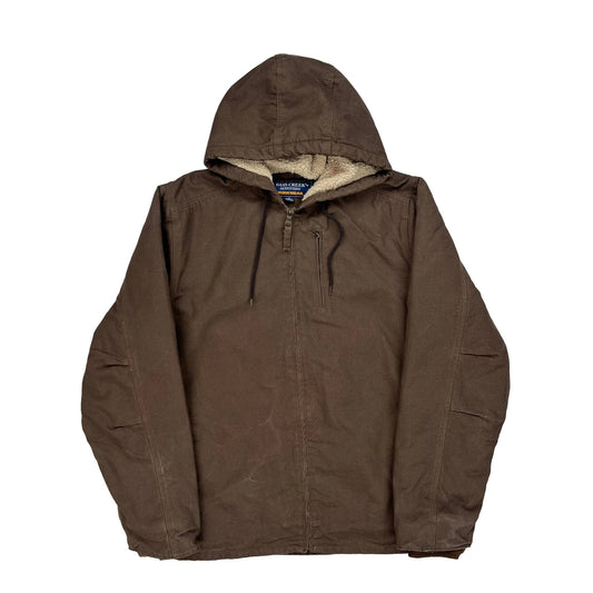Bass Creek Jacket - Medium Brown Cotton