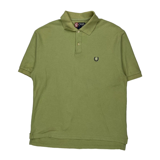 Chaps Ralph Lauren Polo Shirt - Medium Green Cotton