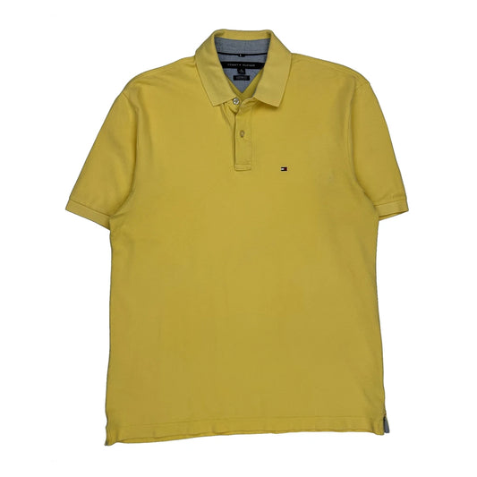 Tommy Hilfiger Polo Shirt - XL Yellow Cotton