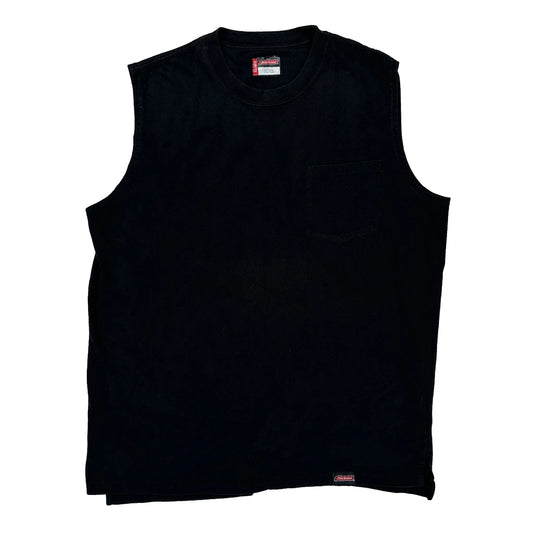 Dickies Vest - XL Black Cotton