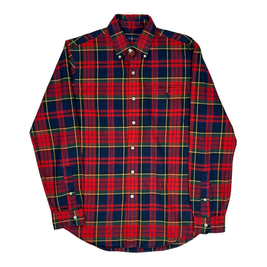 Ralph Lauren Checked Shirt - Medium Red Cotton