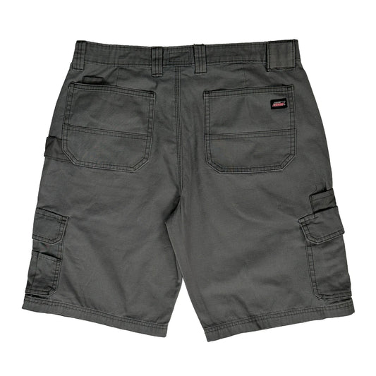 Dickies Cargo Shorts - 32W 11L Grey Cotton