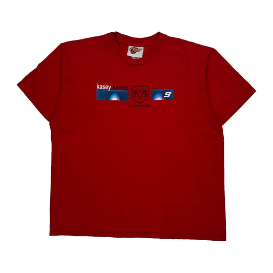 Vintage Dodge Winners Circle Nascar T-Shirt - Large Red Cotton