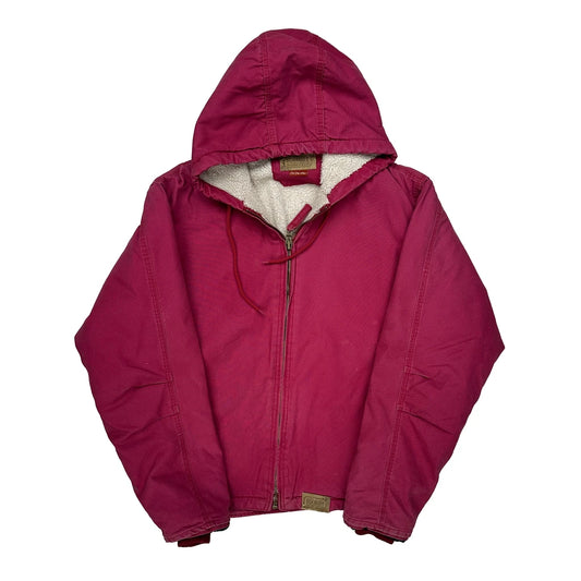 Vintage Schmidt Jacket - Large Red Cotton