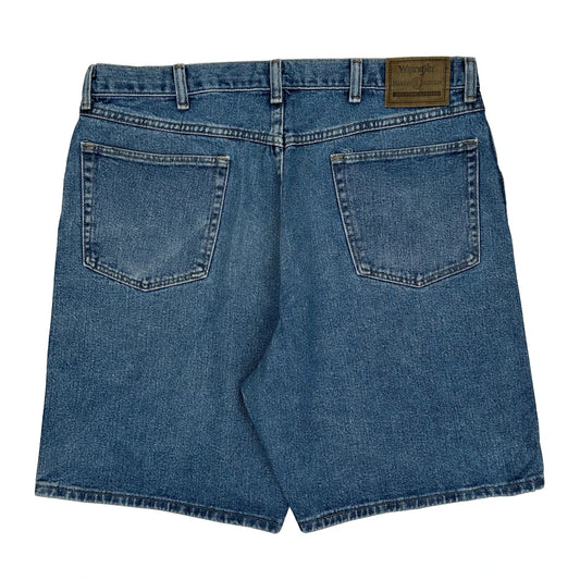 Wrangler Denim Shorts - 36W 10L Blue Denim