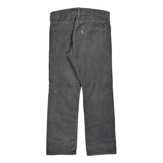 Levis Cord Trousers - 32W 31L Grey Cotton