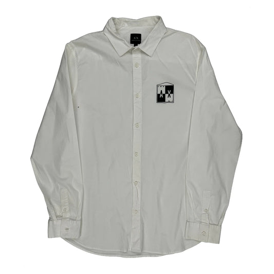 Armani Exchange Shirt - XL White Cotton