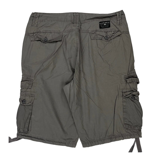 Ecko Unltd Cargo Shorts - 32W 12L Grey Cotton