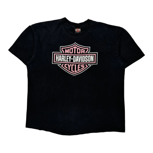 Motorcycles Harley Davidson Graphic T-Shirt - No Size Black Cotton
