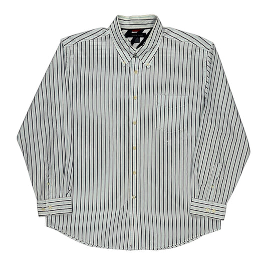 Tommy Hilfiger Striped Shirt - XL White Cotton