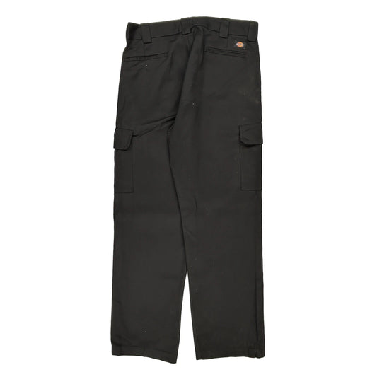 Dickies Cargo Trousers - 36W 34L Black Cotton