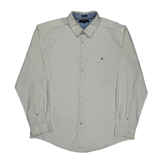 Tommy Hilfiger Shirt - 2XL White Cotton