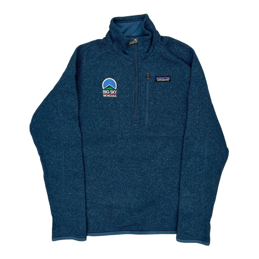 Big Sky Montana Patagonia Fleece - Small Blue Polyester