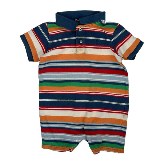 Age 18 Months Polo By Ralph Lauren Striped Jumpsuit - 2XS Multicoloured Cotton