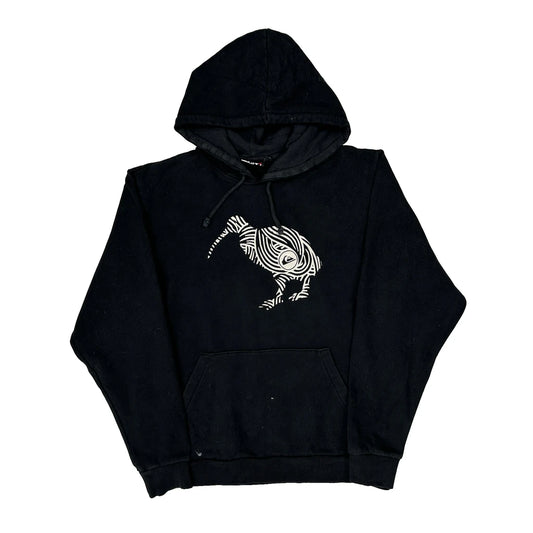 Vintage Quiksilver Hoodie - Medium Black Cotton