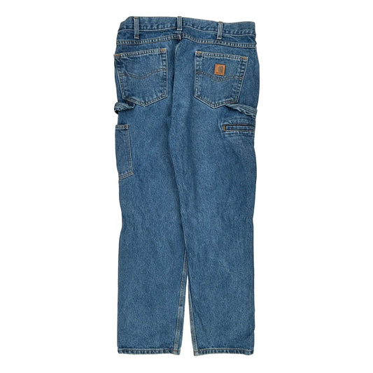 Carhartt Carpenter Jeans - 34W 32L Blue Cotton