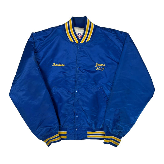 Penn Manor Marching Unit Game Varsity Jacket - Large Blue Polyester