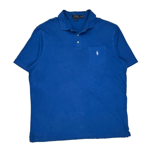 Polo By Ralph Lauren Polo Shirt - XL Blue Cotton