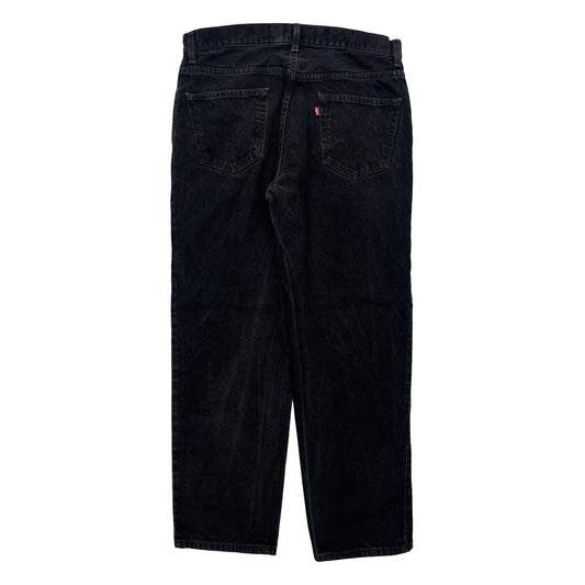 Levis 550 Jeans - 35W 32L Black Cotton