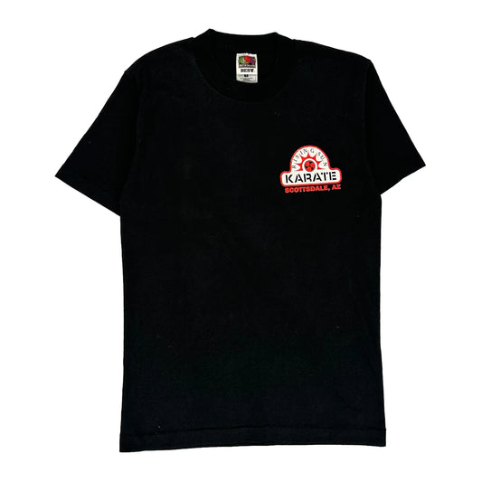 Rising Sun Karate Scottsdale, Az Fruit Of The Loom Single Stitch T-Shirt - Small Black Cotton Blend