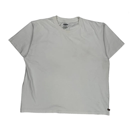 Vintage Dickies T-Shirt - 2XL White Cotton