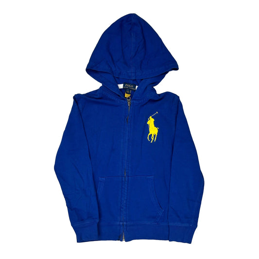 Age 7 Polo By Ralph Lauren Hoodie - Small Blue Cotton