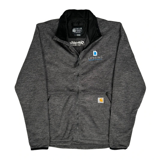 Vintage Lansing Logo Carhartt Jacket - Medium Grey Polyester