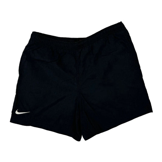Vintage Age 12 Nike Sport Shorts - Large Black Polyester