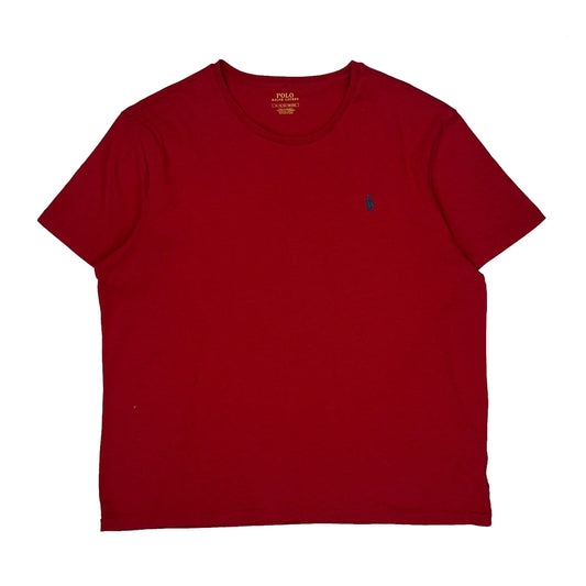 Polo By Ralph Lauren T-Shirt - XL Red Cotton