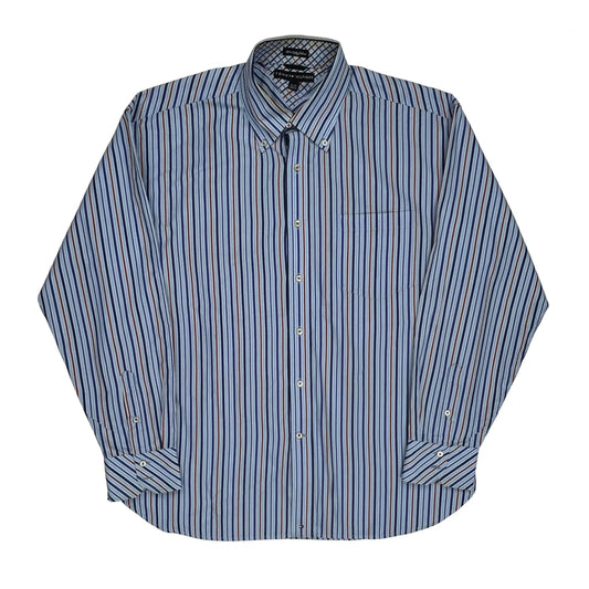 Tommy Hilfiger Striped Shirt - XL Blue Cotton