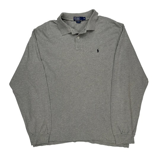 Polo By Ralph Lauren Polo Shirt - XL Grey Cotton