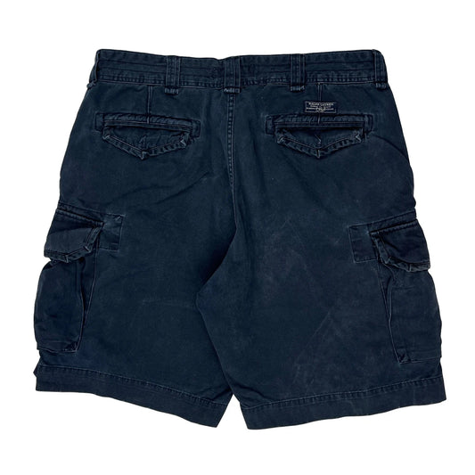 Polo By Ralph Lauren Cargo Shorts - 36W 10L Navy Cotton