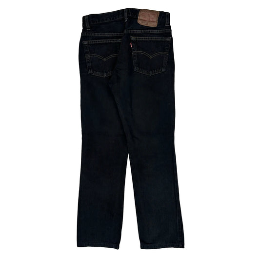 Vintage 501 Levis Jeans - 28W UK 8 Black Denim