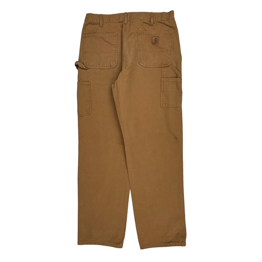 Vintage Carhartt Carpenter Trousers - 35W 34L Brown Cotton