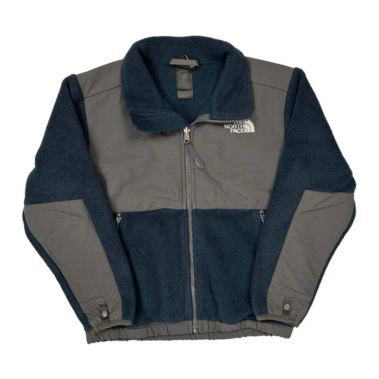 Age 7-8 The North Face Fleece Jacket - Small Grey Polyester