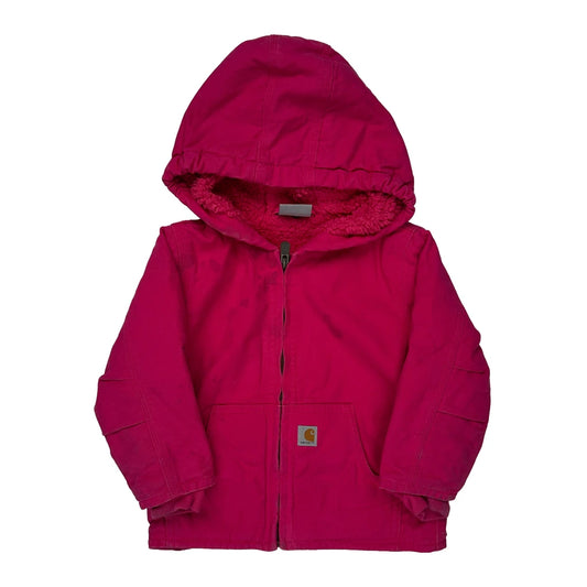 Age 2 Carhartt Jacket - 3XS Pink Cotton