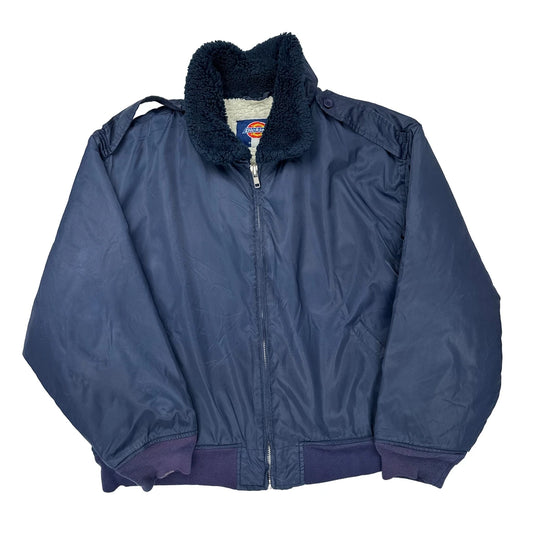 Dickies Detroit Bomber Jacket - 2XL Navy Polyester